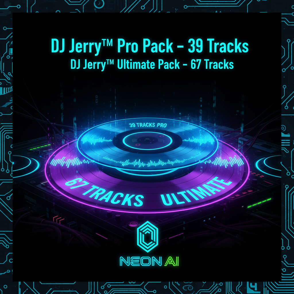 DJ Jerry™ Pro Pack – 39 Neural Audio Tracks