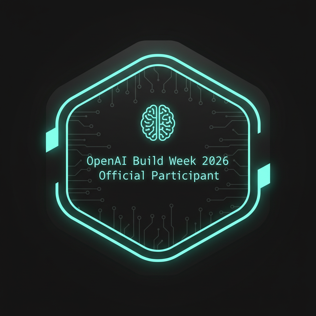 OpenAI Build Week 2026 Participant Badge