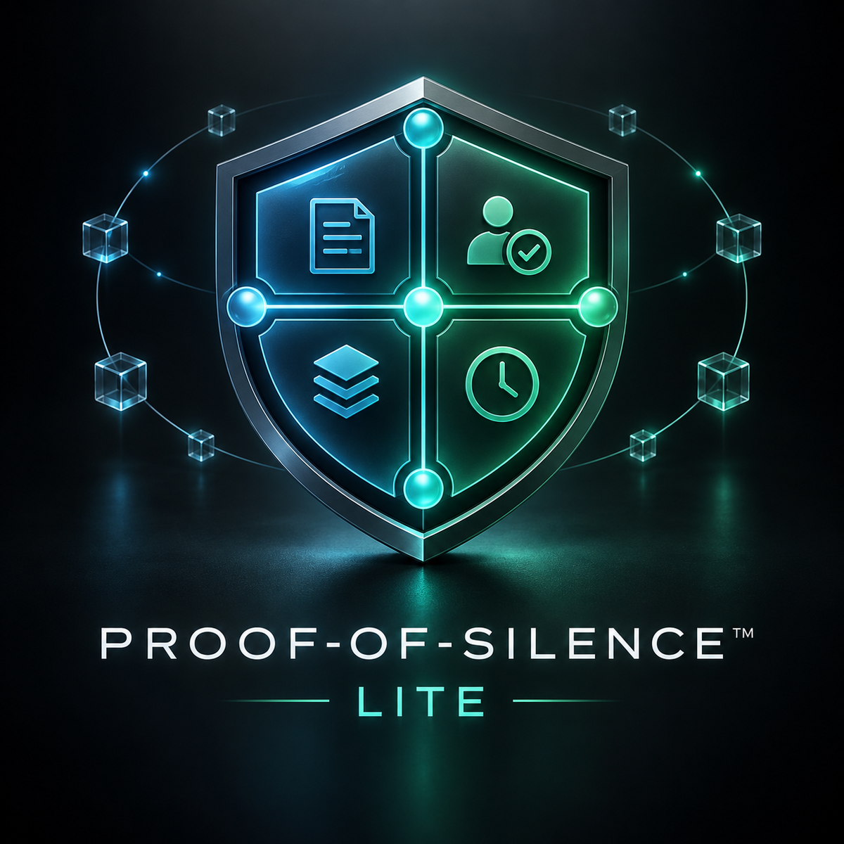 Proof-of-Silence Lite — four-check AI decision governance framework