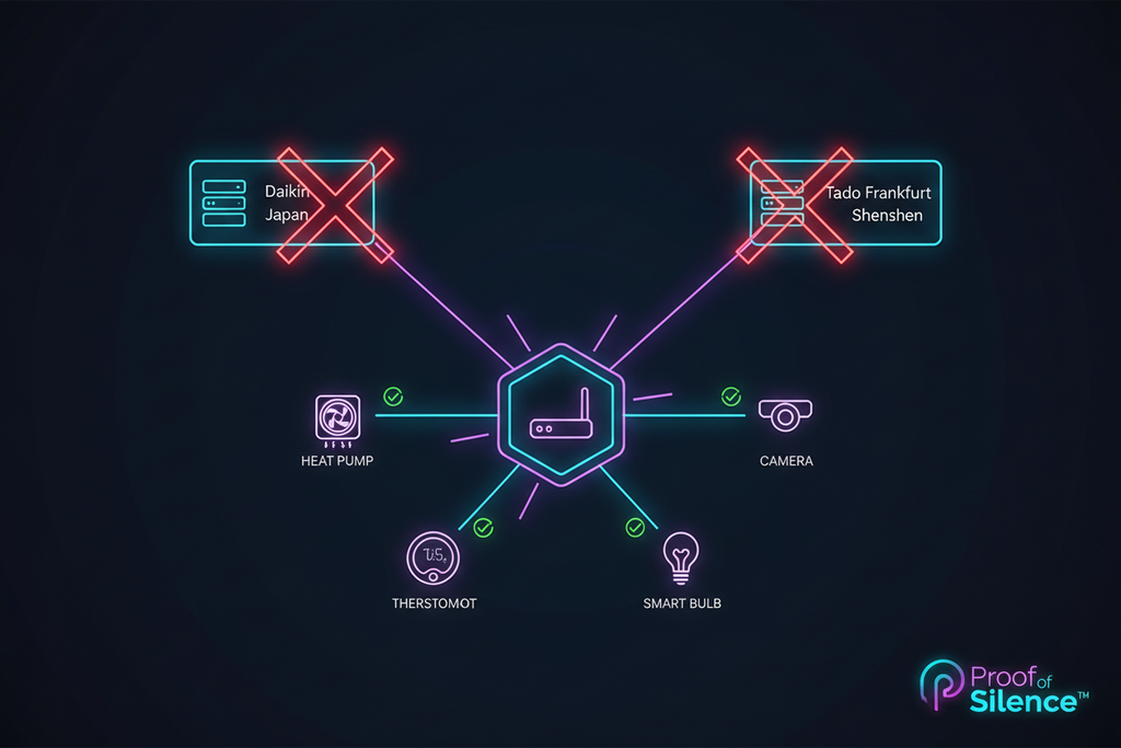 AURA Home Shield — Proof of Silence™ for Your Smart Home
